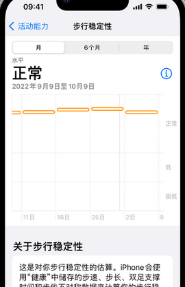 汶上iPhone手机维修如何在iPhone开启'步行稳定性通知'