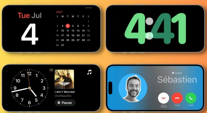 汶上苹果手机维修分享iOS17横屏充电待机显示有什么好处 