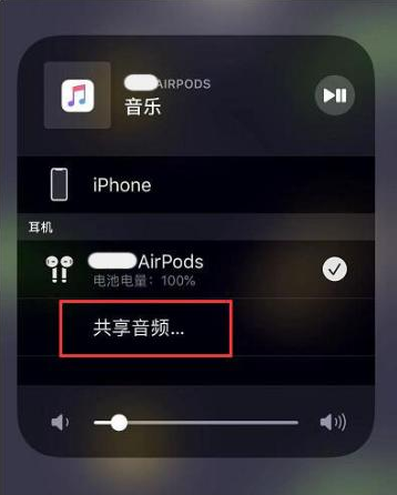 汶上苹果14音频维修点分享iPhone14音频共享设置方法 